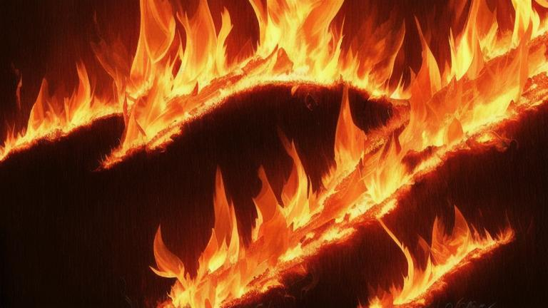 random fire image