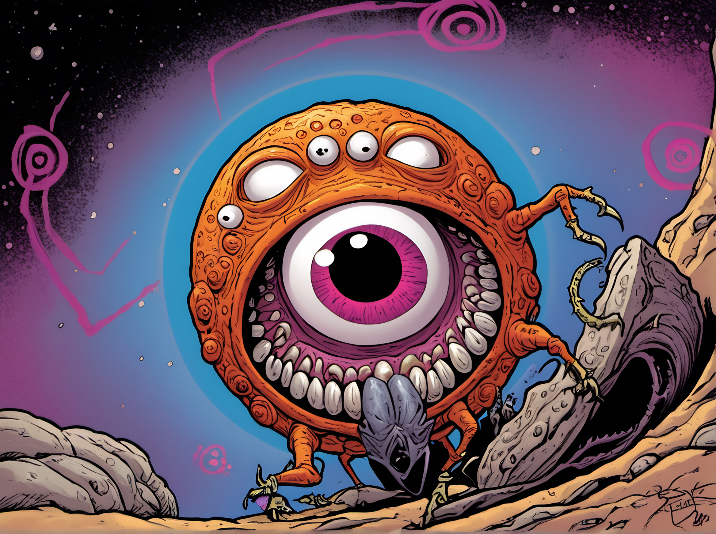 random monster image