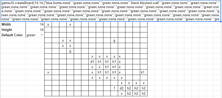 Picture of Google Sheet Board Creator example